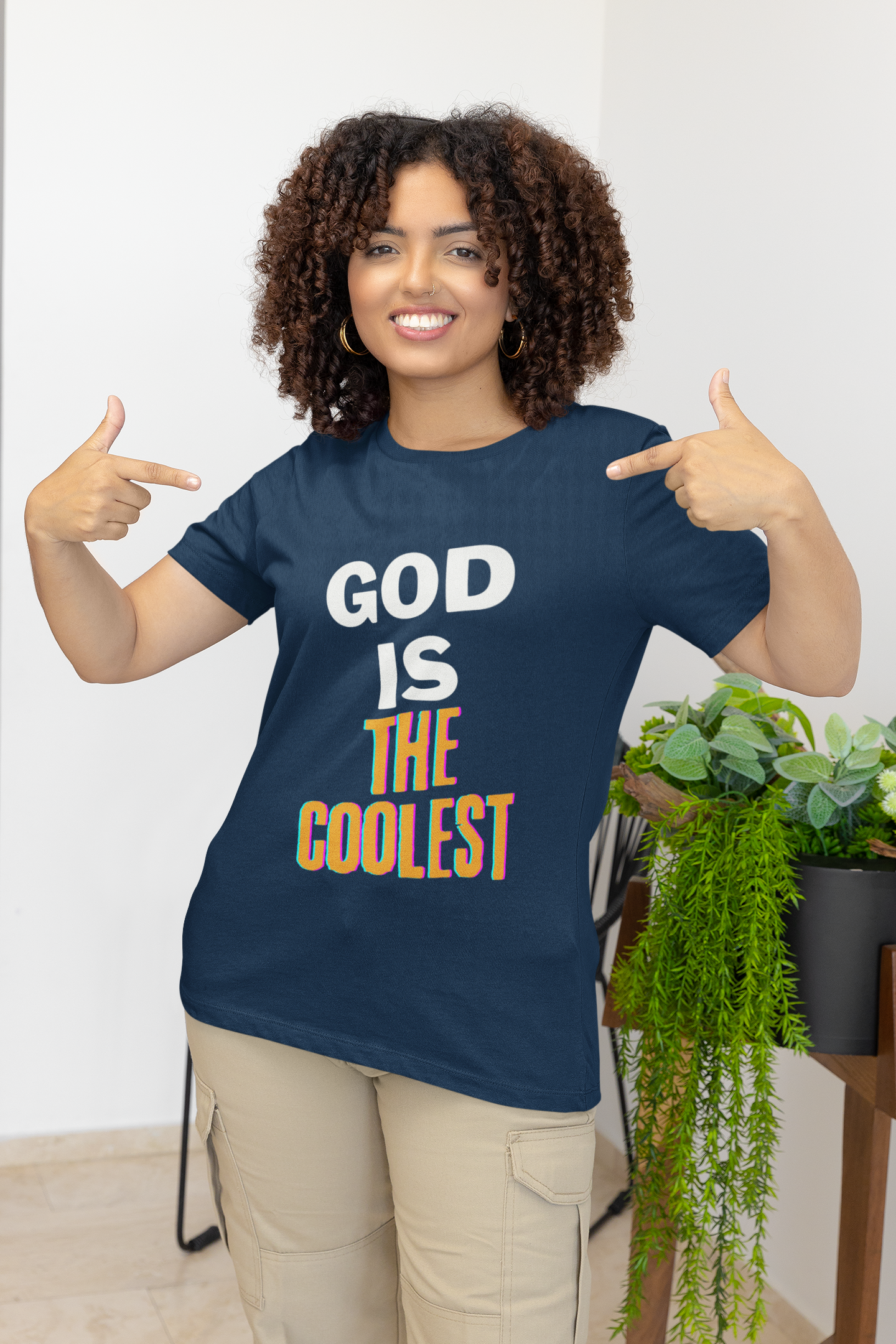 Women's GOD is the Coolest t-Shirt