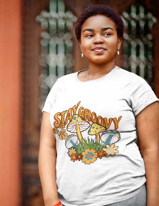 Ladies Stay Groovy T-Shirt