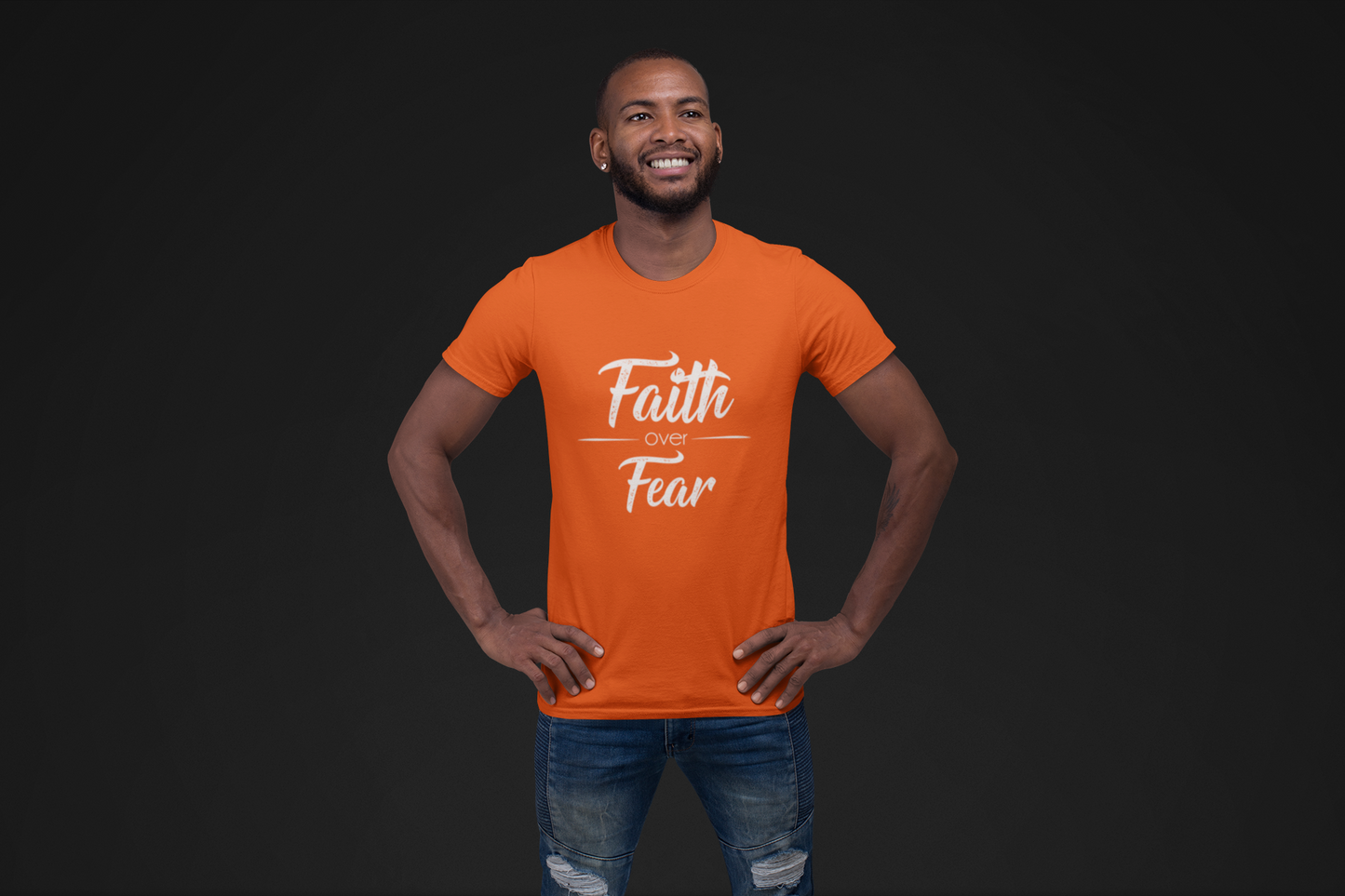 On Sale, Men's Faith Over Fear T-shirt