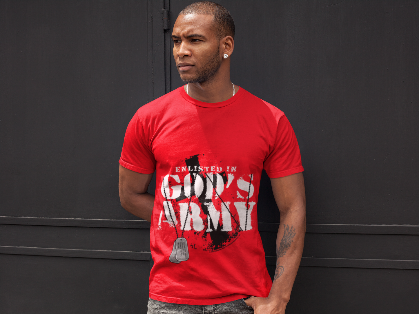 On Sale, Men's GOD's Army T-Shirt