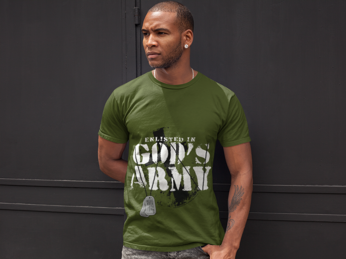 On Sale, Men's GOD's Army T-Shirt