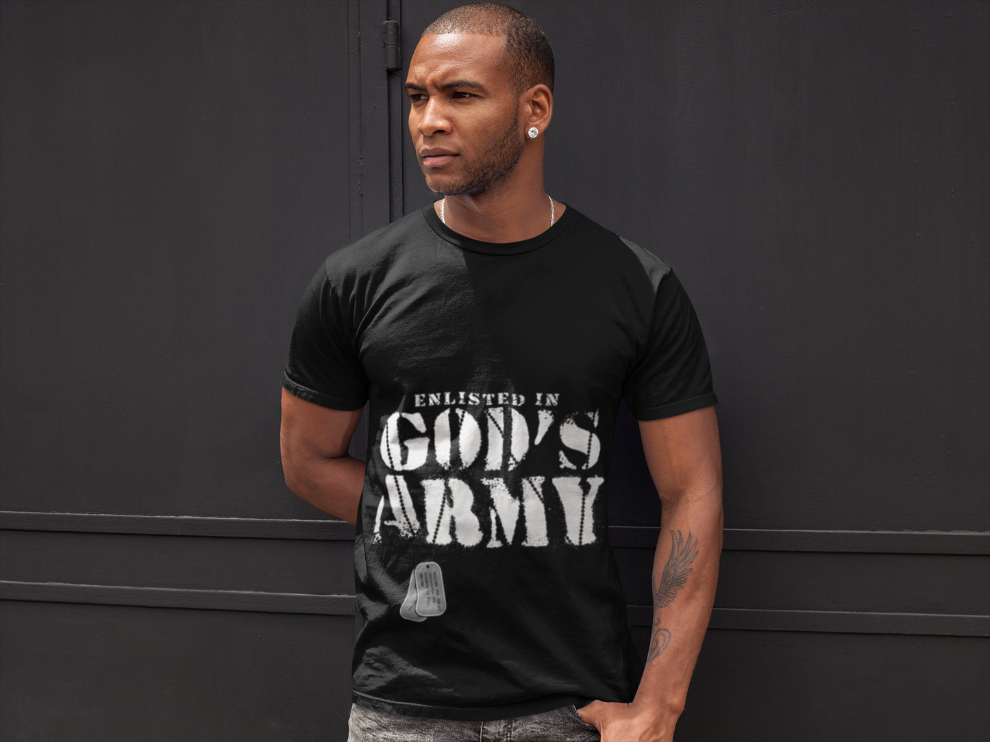 On Sale, Men's GOD's Army T-Shirt