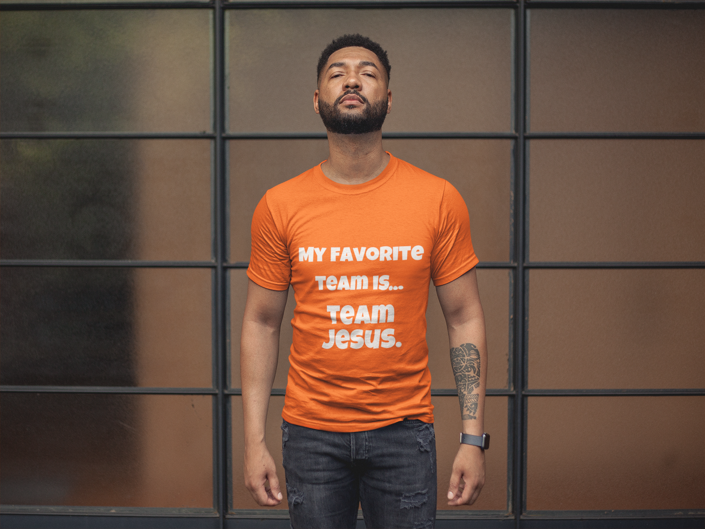 Men's My Favorite Team Is, Team Jesus T-Shirt