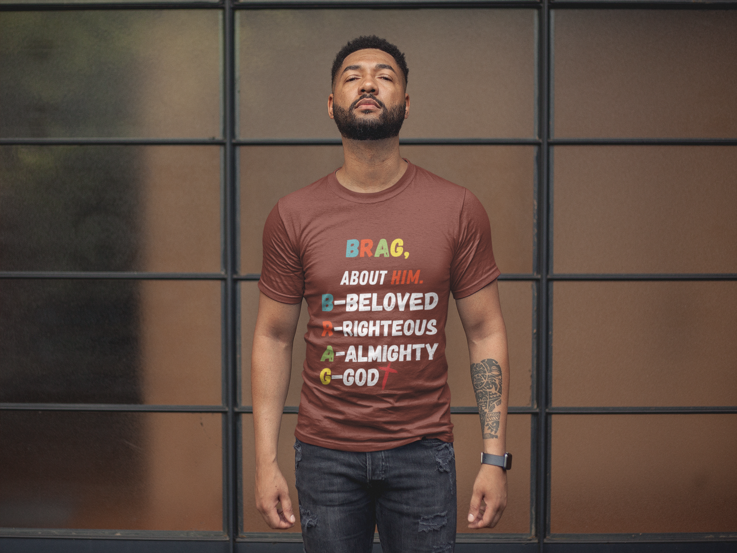 Men's Brag about God T-Shirt