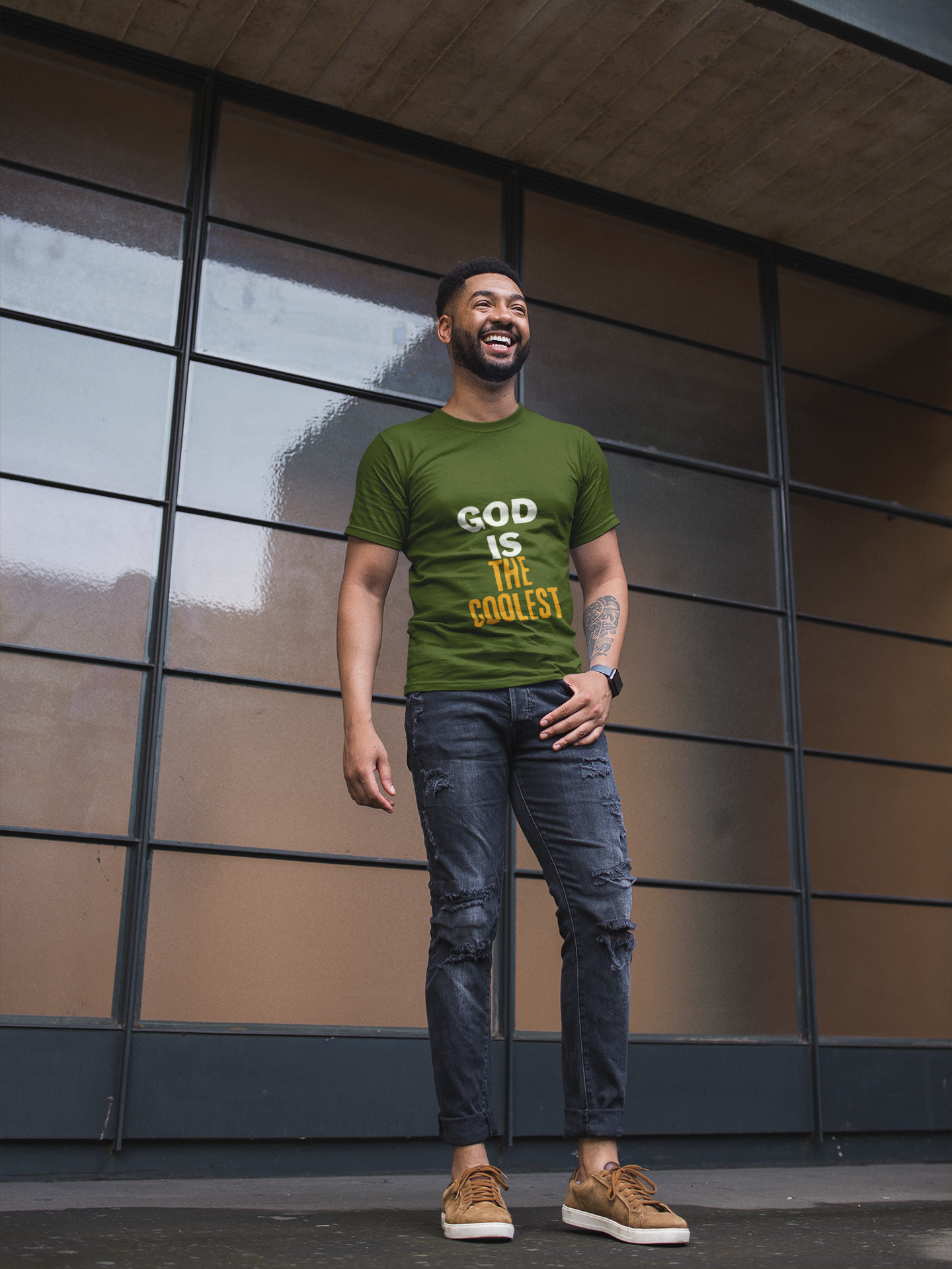 Men's GOD is The COOLEST T-Shirt