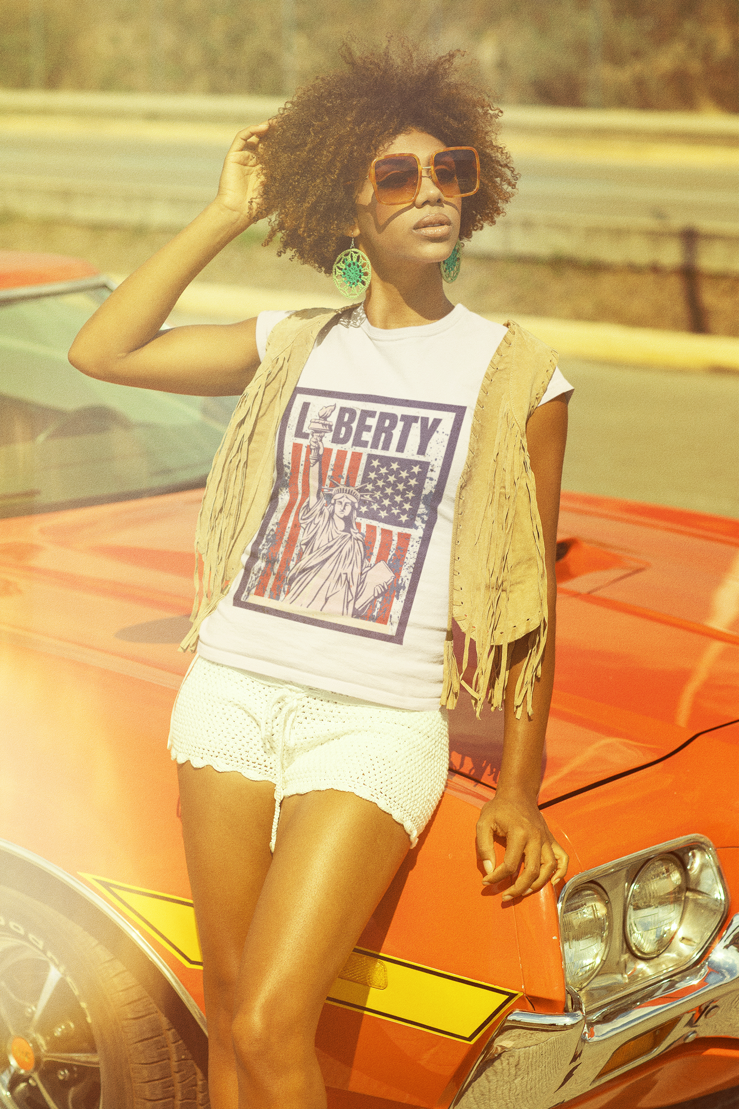 Ladies Signature, Liberty T-Shirt Unisex Garment Dyed