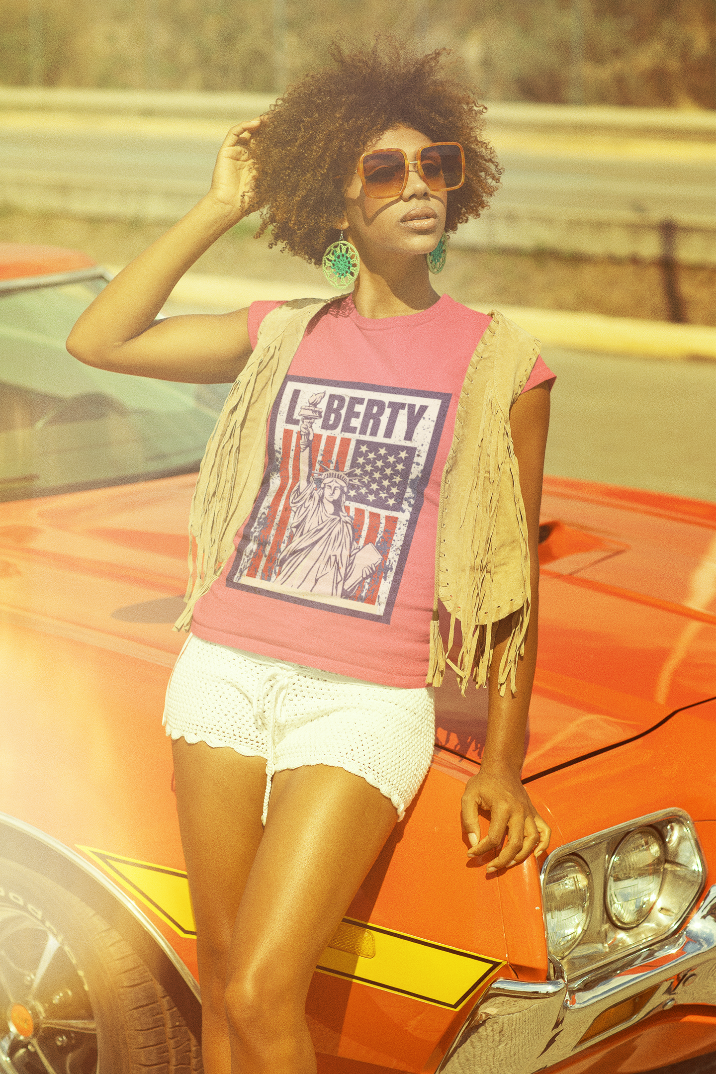 Ladies Signature, Liberty T-Shirt Unisex Garment Dyed