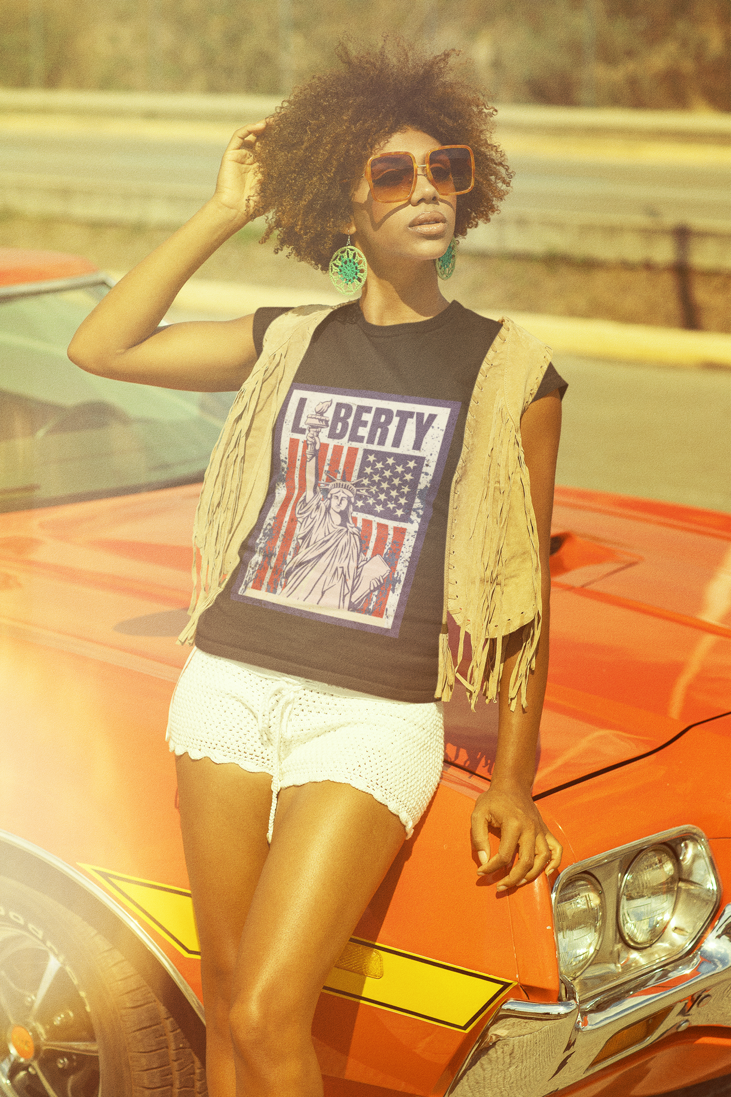 Ladies Signature, Liberty T-Shirt Unisex Garment Dyed