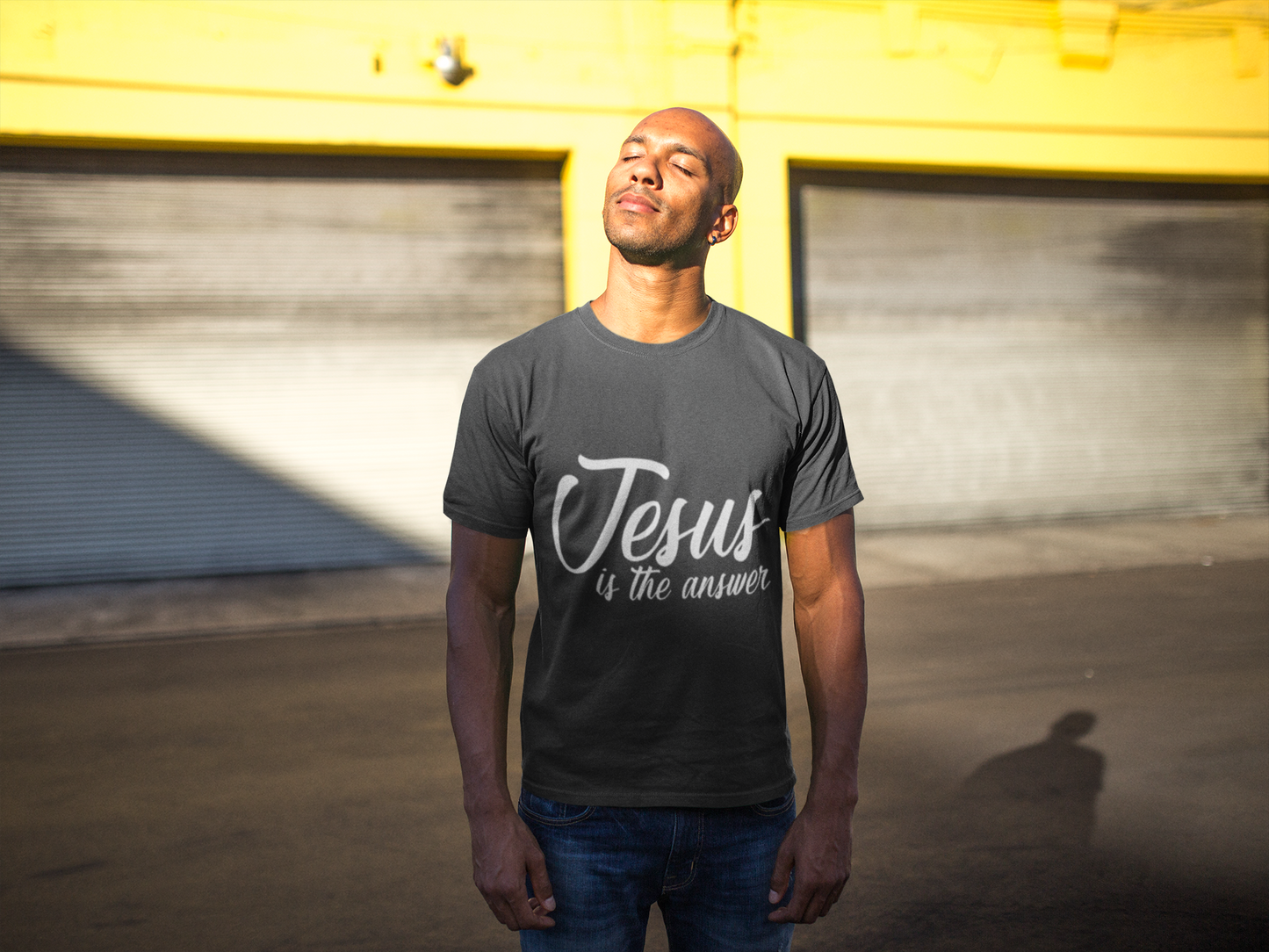 On Sale, Men's JESUS is the Answer T-Shirt