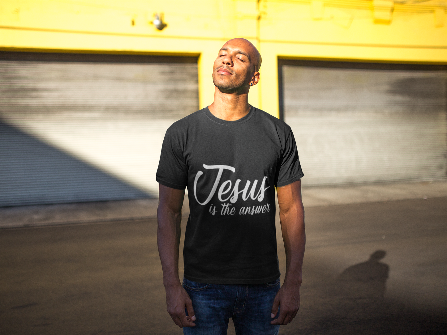 On Sale, Men's JESUS is the Answer T-Shirt